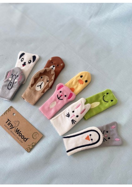 Hayvanlar Alemi Parmak Kuklası – 10’lu Set, Eğitici Aile ve Çocuk Oyunları modelleri