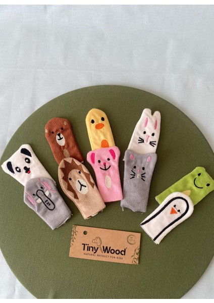 Hayvanlar Alemi Parmak Kuklası – 10’lu Set, Eğitici Aile ve Çocuk Oyunları indirimleri