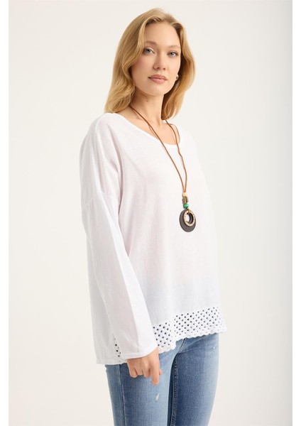 Etek Ucu Triko Bluz modelleri