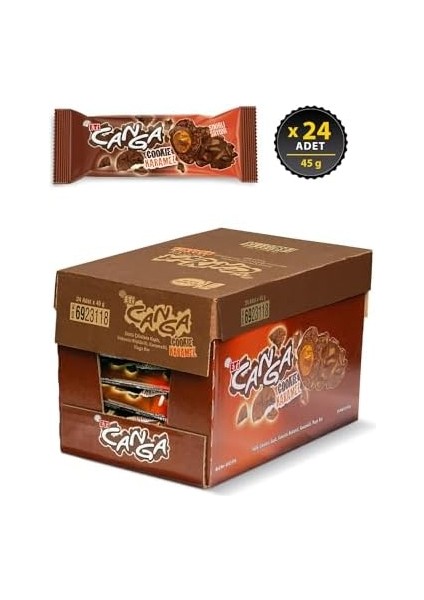 Eti Canga Cookie Bar 45 G x 24 Adet
