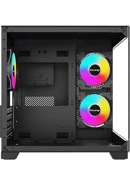 3 Rgb Fanlı Temperli Cam Panel Boş M-Atx Gaming Oyuncu Bilgisayar Kasası fiyatları