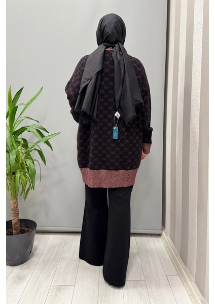 Hırka Siyah-Mürdüm 26KOBHRK3083 modelleri