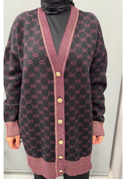 Hırka Siyah-Mürdüm 26KOBHRK3083 fırsatları