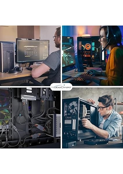 – 4 Pin Molex Fan Dağıtım Kablosu ((5,25 Inç) 12 V – 3 x 3 Pin Fiş 2 Kutuplu, 20-20-20CM) modelleri