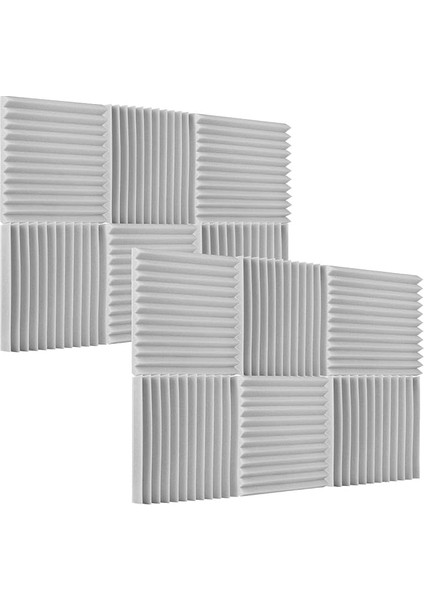 Köpük Paneller, Stüdyo Akustik Köpükler Küçük ve Orta Odalar Için 11 Yuvalı Emme Panelleri, Ev Stüdyoları, Oyun Odaları (12PCS)