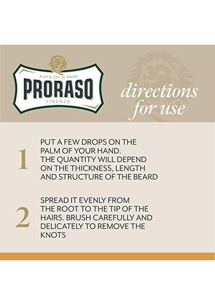 Proraso Beard Oil / Sakal Bakım Yağı Wood-Spice, 30 ml modelleri