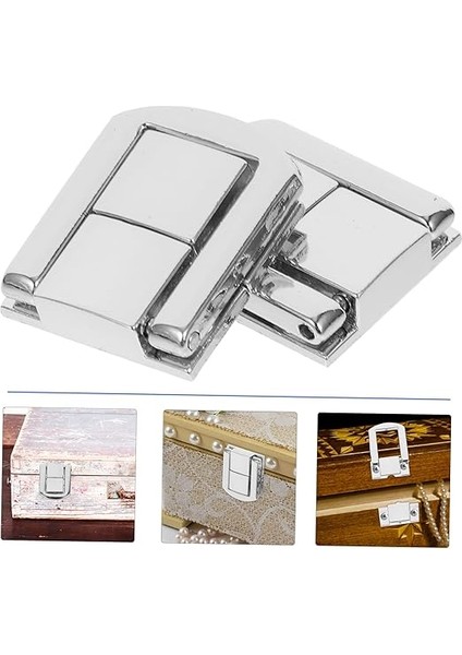 10 Adet Kutu Hasp Lock Pres Döküm Kilidi Korna Kilidi Asma Kilit Vaka Hasps Yakalamak Dekoratif Çile Toka Tahta Sandık Eski Çile Pedi Pirinç Toka Çinko Alaşım Antik Kutu Kilidi fiyatları