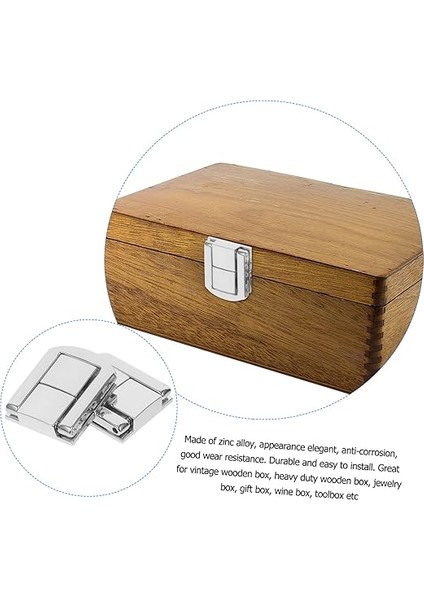 10 Adet Kutu Hasp Lock Pres Döküm Kilidi Korna Kilidi Asma Kilit Vaka Hasps Yakalamak Dekoratif Çile Toka Tahta Sandık Eski Çile Pedi Pirinç Toka Çinko Alaşım Antik Kutu Kilidi indirimleri