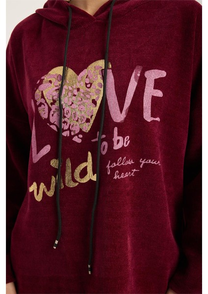 Kadife Yaldızlı Sweat fırsatları