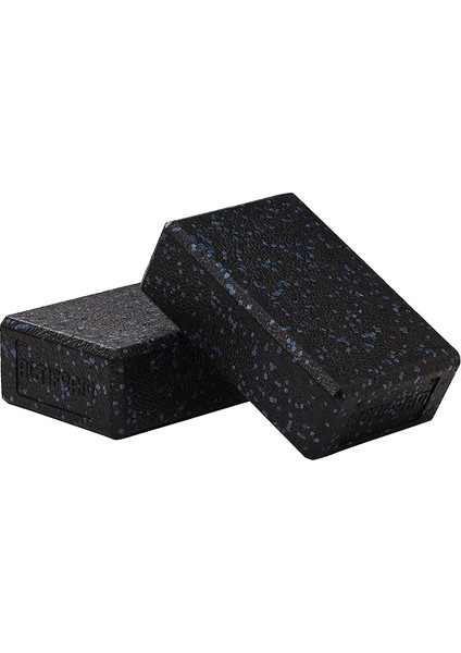 Yoga Blok 2'li Set Yoga Köpüğü Yoga Bloğu Yoga Block Yoga Köpüğü (Siyah + Mavi Orta Sert)…