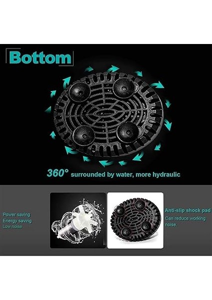18W Dalgıç Pompa Çeşmesi Pompası Akvaryum Su Pompası Tank Çeşmesi 360 ° Su Emme Düşük Su Seviyesi Tasarımı Düşük Gürültü fırsatları