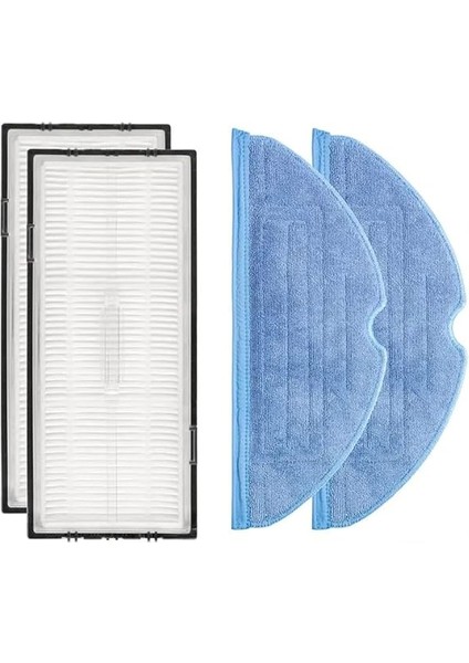 Roborock S8/s8+ ve S7 Serisi Robot Süpürge Modelleri ile Uyumlu Filtre-Paspas Seti