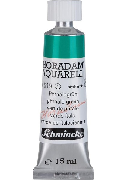 Horadam Aquarell Artist Sulu Boya 15 ml Tüp Seri 1 519 Phthalo Green