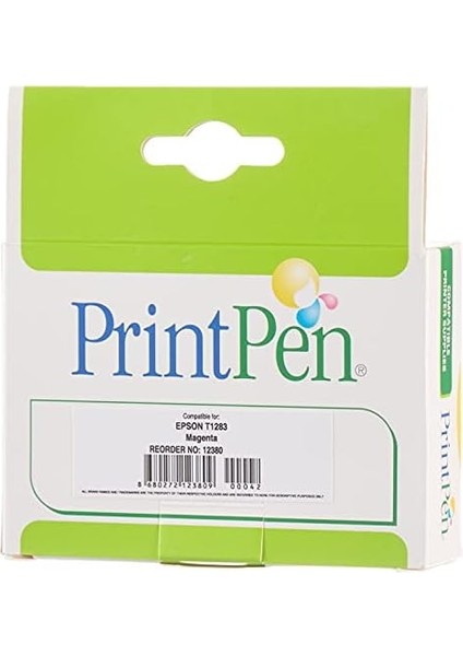 Epson T1283XL Macenta Yüksek Kapasite (13ML.) Muadil Mürekkep Kartuşu fiyatları