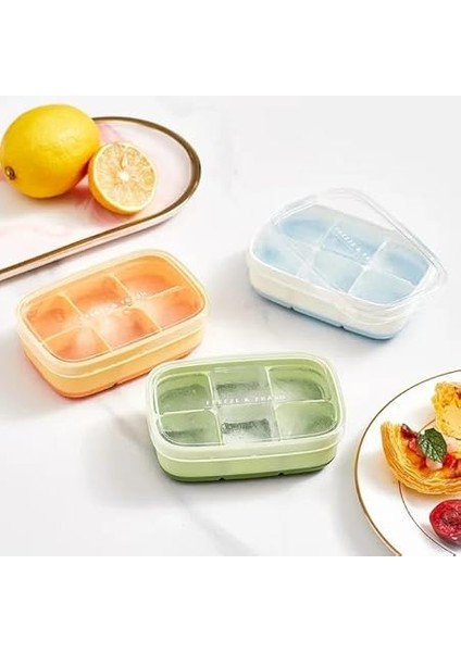 Home 6 Gözlü Basparmak Mini Buz Kalıbı,silikon Mini Buzluk,sunum ve Buz Yapımı Için Kalıp (2 Adet) fiyatları