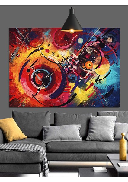 Bisiklet ve Tekerlek Dinamik Soyut Dekoratif Kanvas - Mdf Ahşap Tablo modelleri