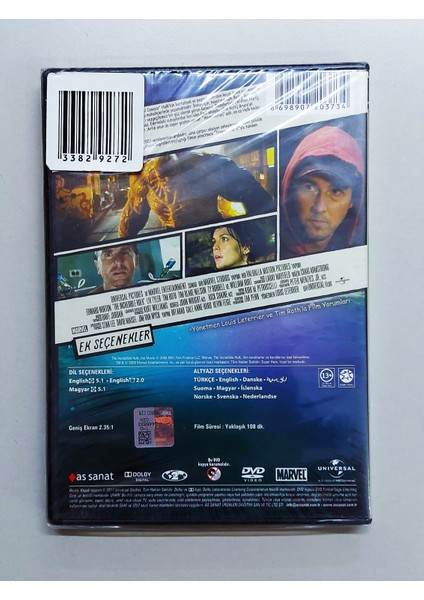 Marvel The Incredible Hulk Limited Edition DVD Film fiyatları