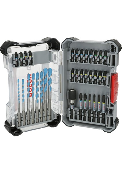 35X Pro Mixed Set, 35 Parça (, Yumuşak Döşemeler, 200 x 107 Mm, Professional Aksesuar Vidalama, Vidalama)