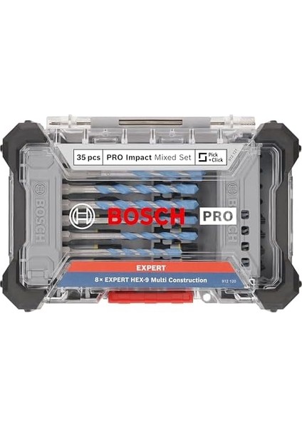 35X Pro Mixed Set, 35 Parça (, Yumuşak Döşemeler, 200 x 107 Mm, Professional Aksesuar Vidalama, Vidalama) fiyatları