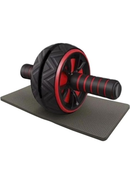 Ab Wheel Karın Egzersiz ve Fitness Tekerleği Siyah-Kırmızı TGK744