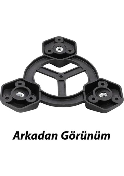 3 Adet Açılı Üçlü Sehpa Bağlantı Aparatı Zigon Puf Tabure Mobilya Masa Ayağı Ayak Takma Tabanı indirimleri