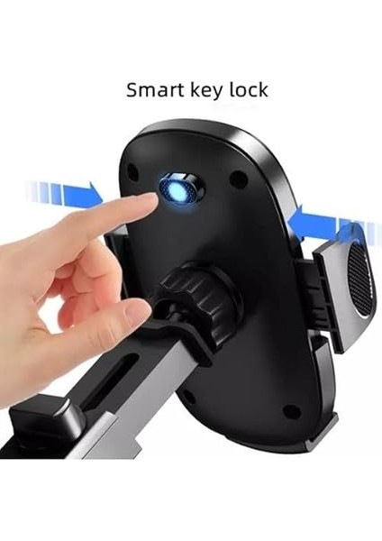 Htt-53 Otomatik Klipsli Araba Telefon Tutucu Ayarlanabilir Cam ve Torpido Için Yüksek Kalite Tutucu modelleri