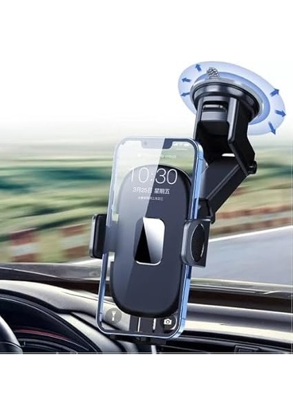 Htt-53 Otomatik Klipsli Araba Telefon Tutucu Ayarlanabilir Cam ve Torpido Için Yüksek Kalite Tutucu fırsatları