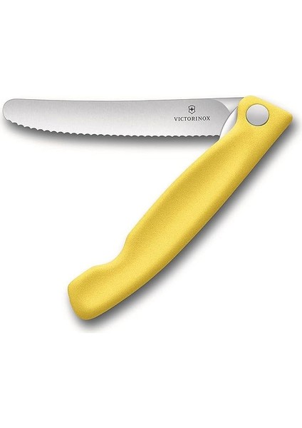 S Classic Sarı Katlanır Soyma Bıçağı 11 cm