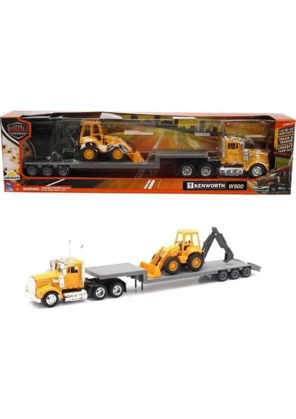 1:43 Long Haul Kenworth Taşıyıcı Tır ve Dozer
