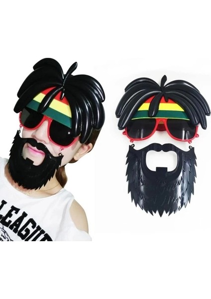 Rasta Peruklu Bob Marley Parti Gözlüğü fiyatları