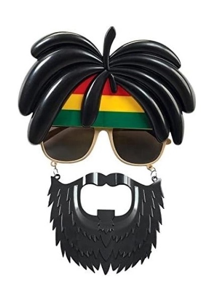 Rasta Peruklu Bob Marley Parti Gözlüğü modelleri