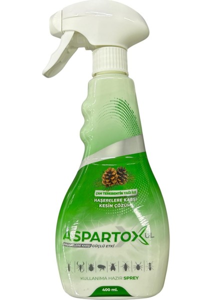 Aspartox Haşere Solüsyonu 400 ml Çam Kokulu