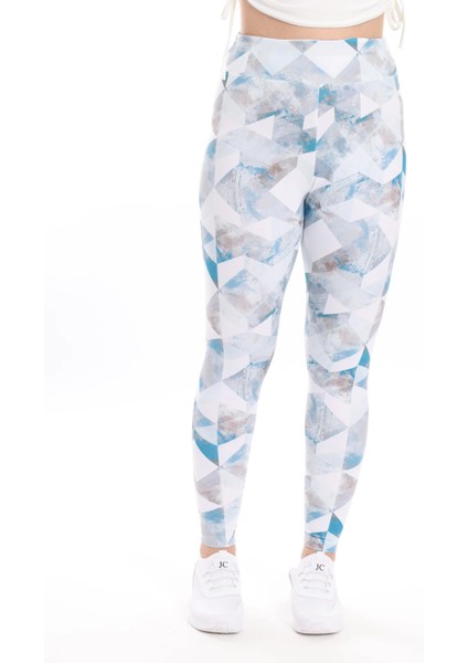 Kadın Beli Lastikli Dijital Baskılı Toparlayıcı Tayt fiyatları