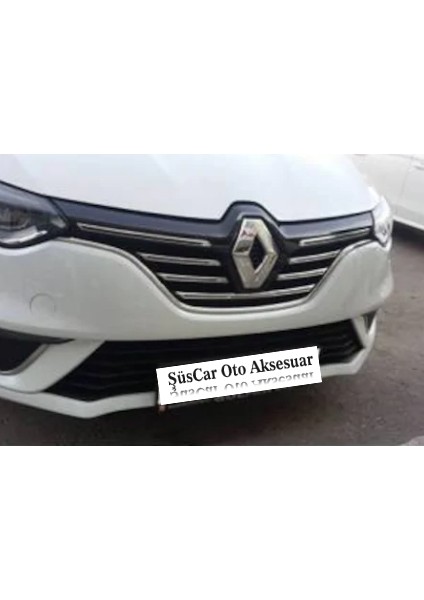 Renault Megane 4 Krom Ön Panjur Çıtası 5 Parça Paslanmaz Çelik modelleri