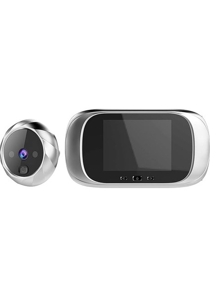 Dijital Kapı Görüntüleyici Kapı Zili Ev Güvenlik Ü, 2.8 Inç LED Gözetleme Deliği Kameralı 90 ° Geniş Açı 320 * 240 Görüntü Çözünürlüğü Şerit