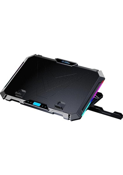 Vortex 8x Turbo LED Fan - 10 Modlu Rgb - LCD Ekran - Ayarlabilir Fan Hızı - 7 Kademeli Stant - 2x USB - Metal Mesh Zemin Notebook Soğutucu fiyatları