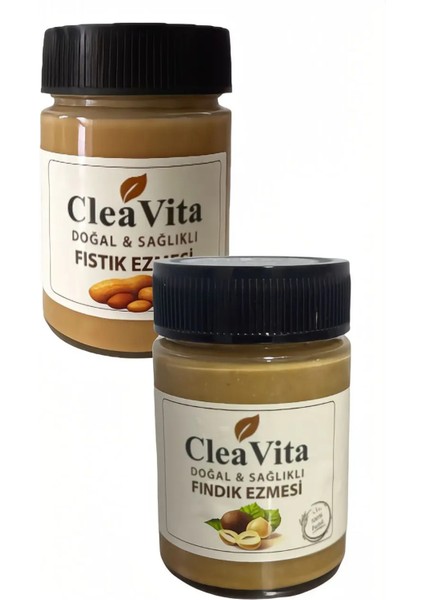 %100 Fındık Ezmesi + %100 Fıstık Ezmesi