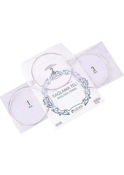 Music Baglama Saz Telleri Ugar Instruments Türkiye Uzun Boyunlu Kısa Boyunlu Elektro ve Yunan Bağlamadaki Teller (Uzun Boyunlu Bağlama (GS20C)) fiyatları