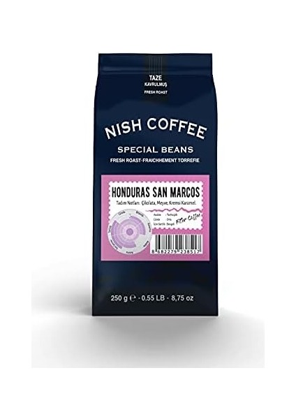 Nish Filtre Kahve Honduras San Marcos 2X250 gr - Çekirdek