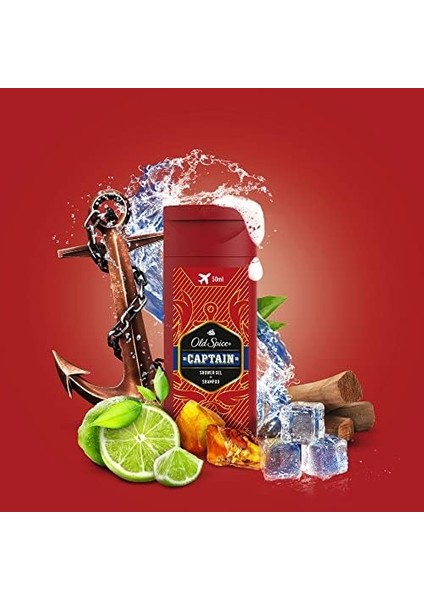 Old Spice Captain Erkek Için Duş Jeli ve Şampuan, 50 ml fiyatları