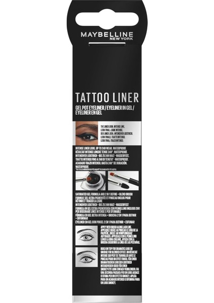 New York Tattoo Liner Gel Pot Eyeliner- Siyah fiyatları