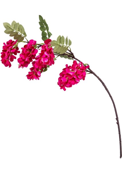 Yapay Çiçek Koyu Pembe Visterya 90 Cm.