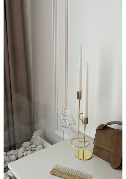 Şamdan Mum 2’li Set