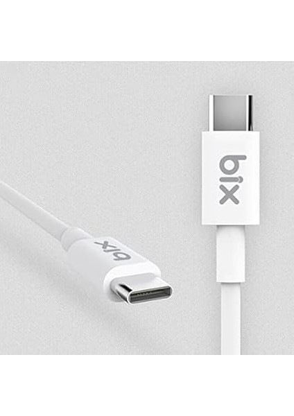 BX-UC02C 60W Type-C To Type-C Hızlı Şarj ve Data Kablosu 1.2 Metre Beyaz modelleri