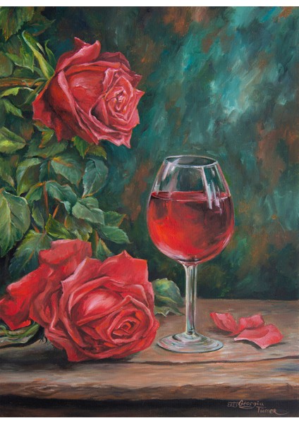 Romantik Akşam - Yağlı Boya Tablo