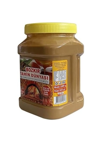 Bozkır Tahin Dünyası Kepeksiz Bozkır Tahini 935GR fiyatları