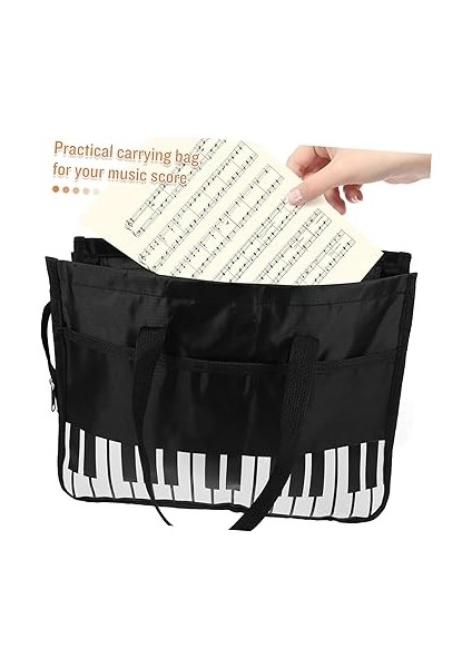 Sayfa Sayfası Notalar Paketi Çanta Cantasi Müzik Puanı Tutucu Müzik Puanı Konteyneri Müzik Notası Konteyneri Enstrüman Aksesuar Tutucu Yatay Versiyon Müzik Sehpası Öğrenci Naylon indirimleri