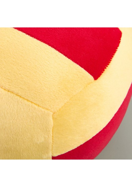 Soft Voleybol Topu Figürlü Yastık - Kırmızı / Sarı - 20 cm modelleri