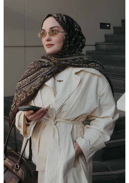 Aleyna Atalar'ın Tercihi Breeze Haki Early Ipek Şal fiyatları