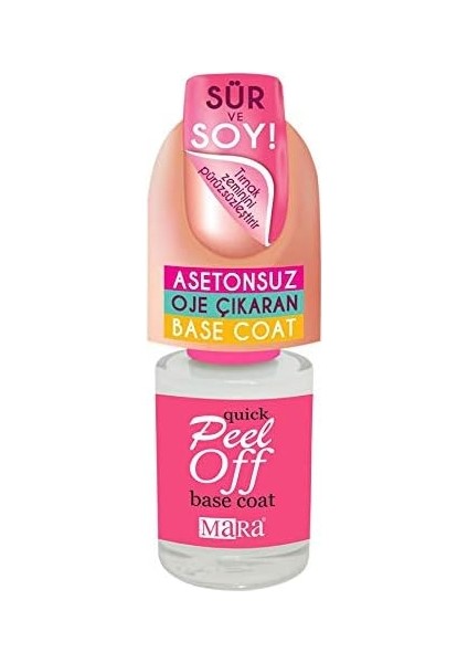 Mara Kozmetik Peel Off Base Coat Oje Çıkarıcı fiyatları